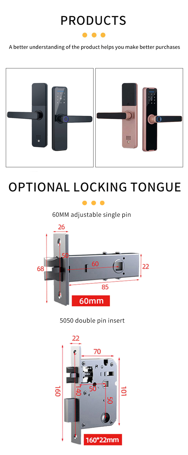 serrure de porte à empreinte digitale