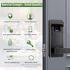 Aidim serrure de porte intelligente serrure de porte d'entrée sans clé empreinte digitale avec clavier serrure de porte électronique entièrement contrôlée par Application
