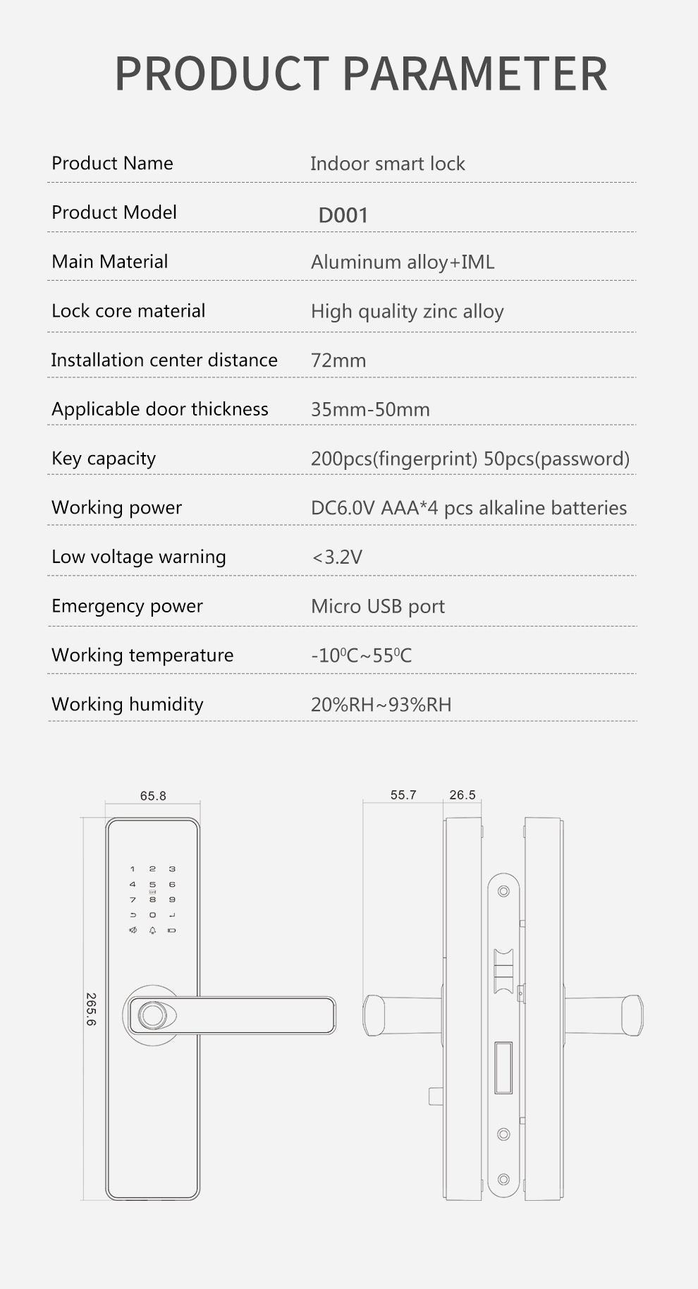 serrure de porte intelligente