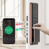 Serrure de porte intelligente installée, serrure de porte intelligente facile, poignée de porte en aluminium sans clé, ADM-J008Pro