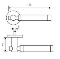 poign&eacute;e de porte