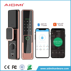 Serrure de porte intelligente Code serrure de porte poignée de porte support TTlock APP serrure de porte ADM-J007