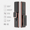 Serrure de porte intelligente installée, serrure de porte intelligente facile, poignée de porte en aluminium sans clé, ADM-J008Pro