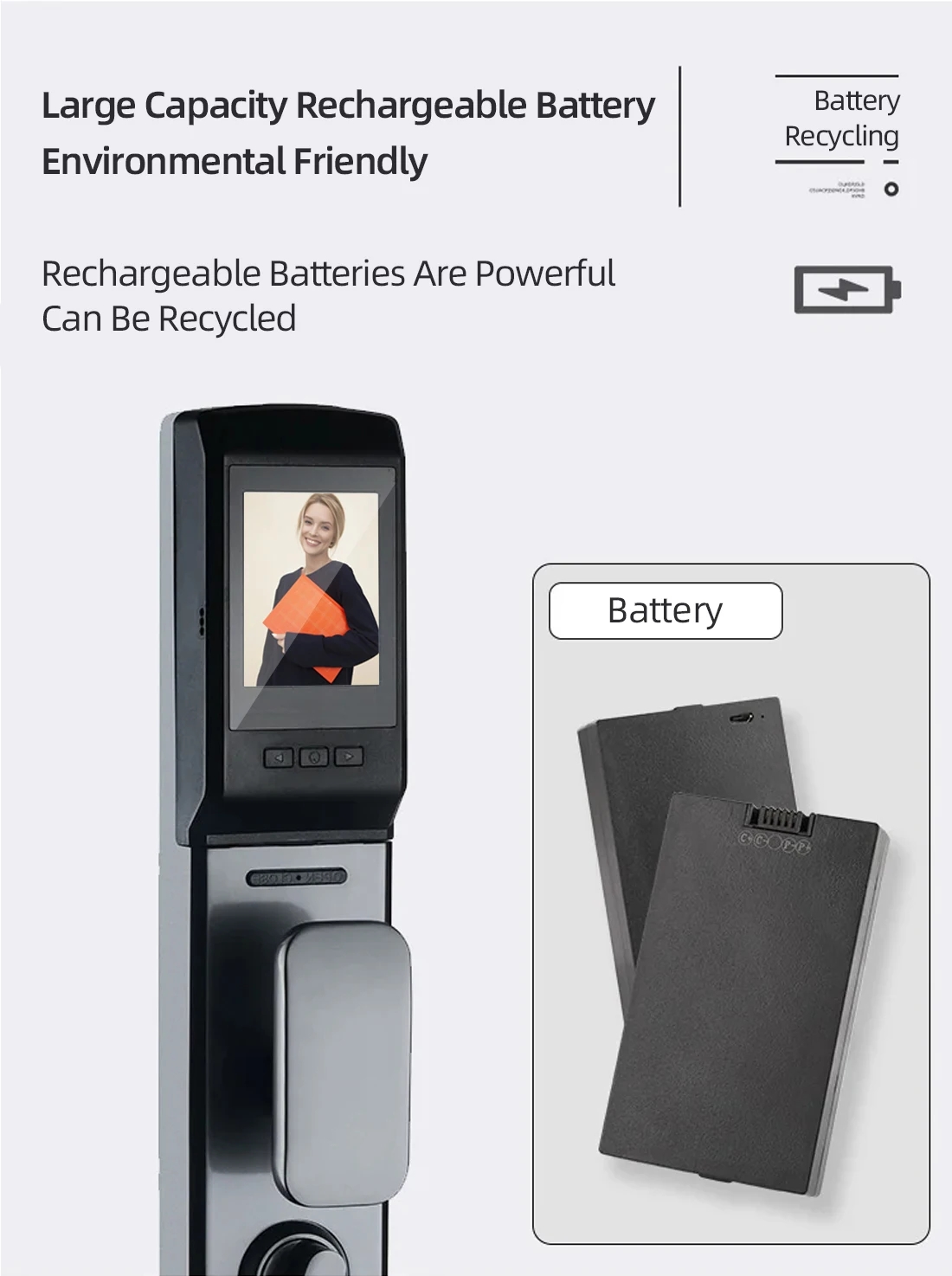 serrure de porte à empreinte digitale