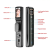 Serrure de reconnaissance faciale 3D serrure de porte intelligente serrure de porte numérique Code serrure de porte ADM-RL001