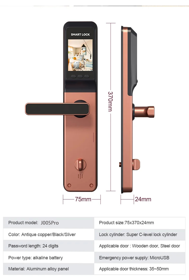 serrure de porte intelligenteSmart Lock Keyless