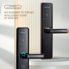 Serrure de porte intelligente, serrure de porte numérique, prise en charge de l'application TuYa, déverrouillage de la porte, ADM-Z007
