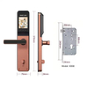 Serrure de porte intelligente serrure de porte numérique serrure de porte numérique en acier inoxydable Code serrure de porte ADM-J005Pro