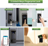 Aidim serrure de porte intelligente serrure de porte d'entrée sans clé empreinte digitale avec clavier serrure de porte électronique entièrement contrôlée par Application