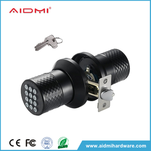 Aidmi clavier poignée de porte serrure sans clé serrure de porte d'entrée avec poignée antidérapante serrure automatique étanche poignée de porte coffre-fort