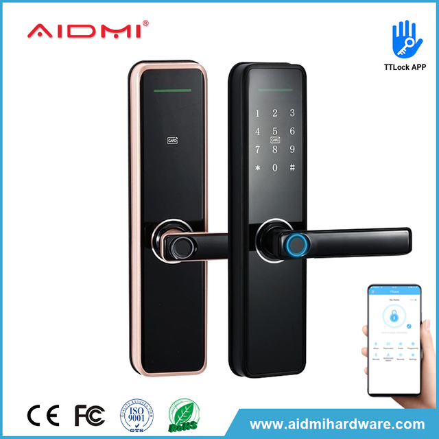 Serrure de porte intérieure intelligente, TTlock, mot de passe, empreinte digitale, ADM-Z004
