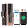 Serrure de porte intelligente Code serrure de porte poignée de porte support TTlock APP serrure de porte ADM-J007