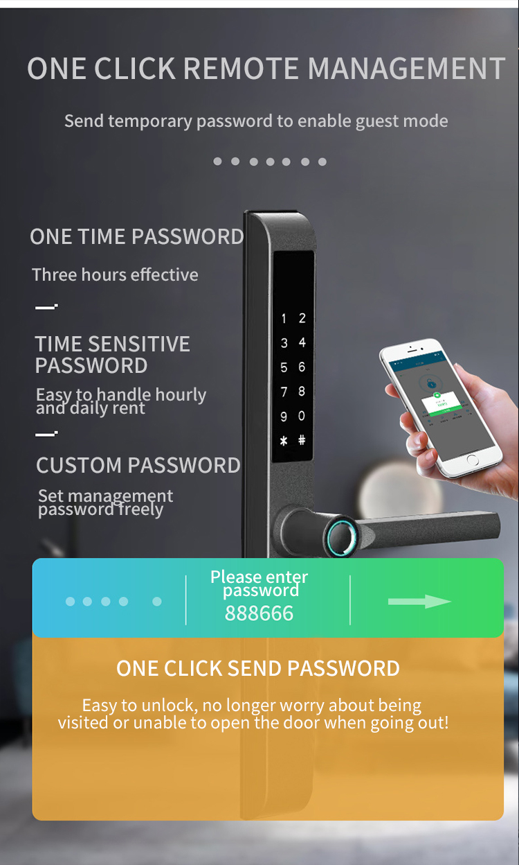Serrure intelligente sans clé
