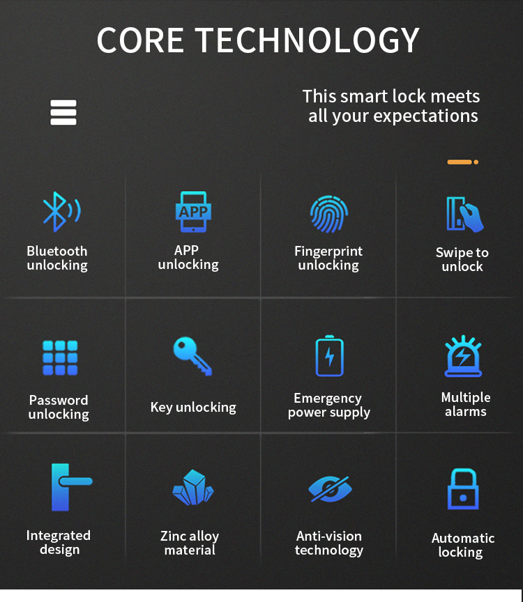 Serrure intelligente sans cl&eacute;
