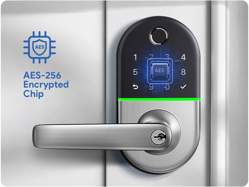serrure de porte intelligente à empreinte digitale