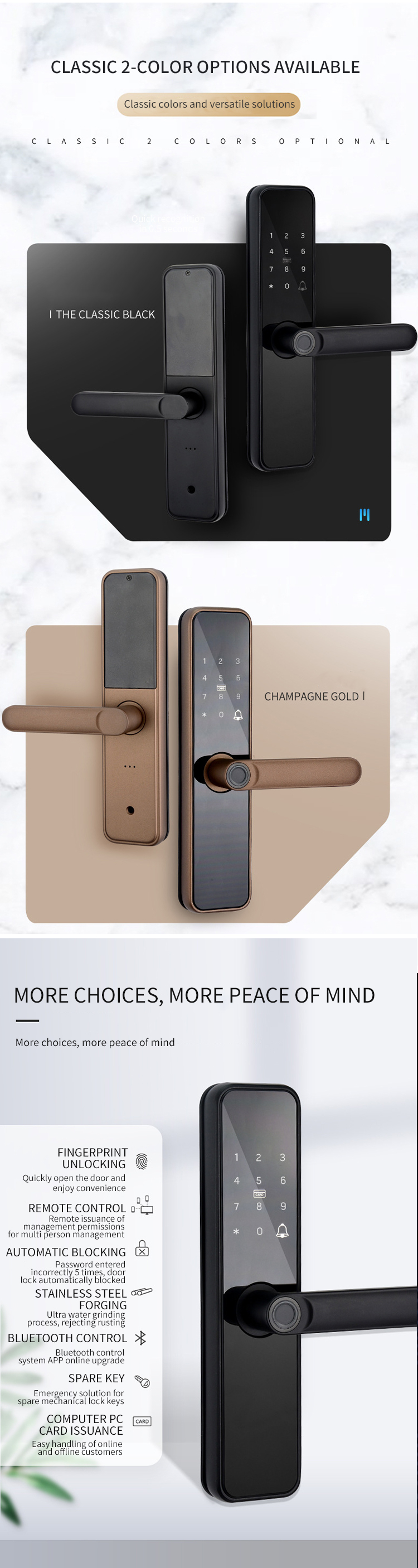 serrure de porte intelligente