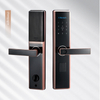 Serrure de porte intelligente à empreintes digitales, serrure de porte avant intelligente, poignée de porte en aluminium ADM-Z006