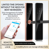 Serrure de porte avant intelligente à empreinte digitale, serrure de porte numérique ADM-Z005