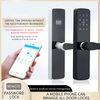 Serrure de porte intelligente en acier inoxydable, Code de verrouillage de porte ADM-Z002
