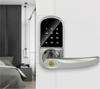 Serrure de porte d'entrée sans clé, serrure intelligente avec poignée de clavier, code d'accès, clés à empreintes digitales, déverrouillage