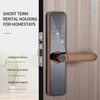 Serrure de porte intelligente, fonctionne avec l'application, serrure de porte avant intelligente à empreintes digitales, ADM-S024