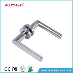 Poignée de porte à levier solide moderne en acier inoxydable 304 pour porte d'entrée