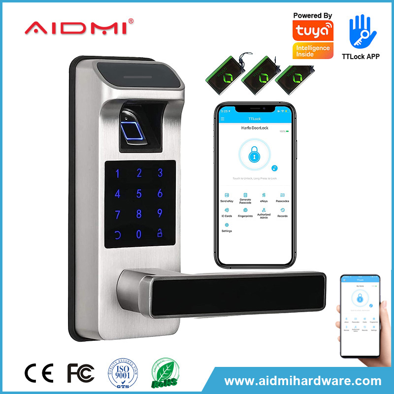 serrure de porte à empreinte digitale