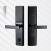 Serrure de porte intelligente à empreintes digitales, serrure de porte avant intelligente, poignée de porte en aluminium ADM-Z006