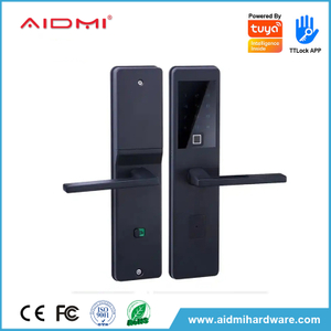 Serrure de porte intelligente Code serrure de porte serrure de porte numérique empreinte digitale serrure de porte avant intelligente ADM-S019