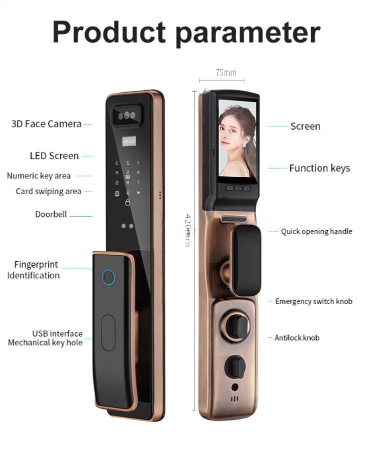 serrure de porte avec l'application TTlock