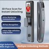 Aidmi 3D reconnaissance faciale WIFI APP Cerradura Inteligente clé mot de passe carte serrure de porte intelligente empreinte digitale serrure de porte numérique avec caméra