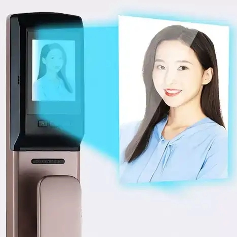 serrure de porte intelligente avec cam&eacute;ra