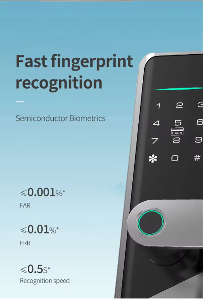 serrure de porte intelligente étanche