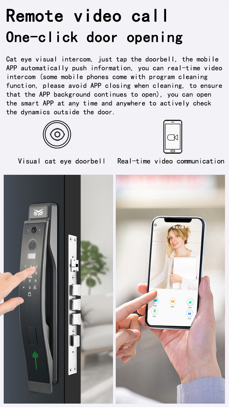 serrure de porte intelligente étanche