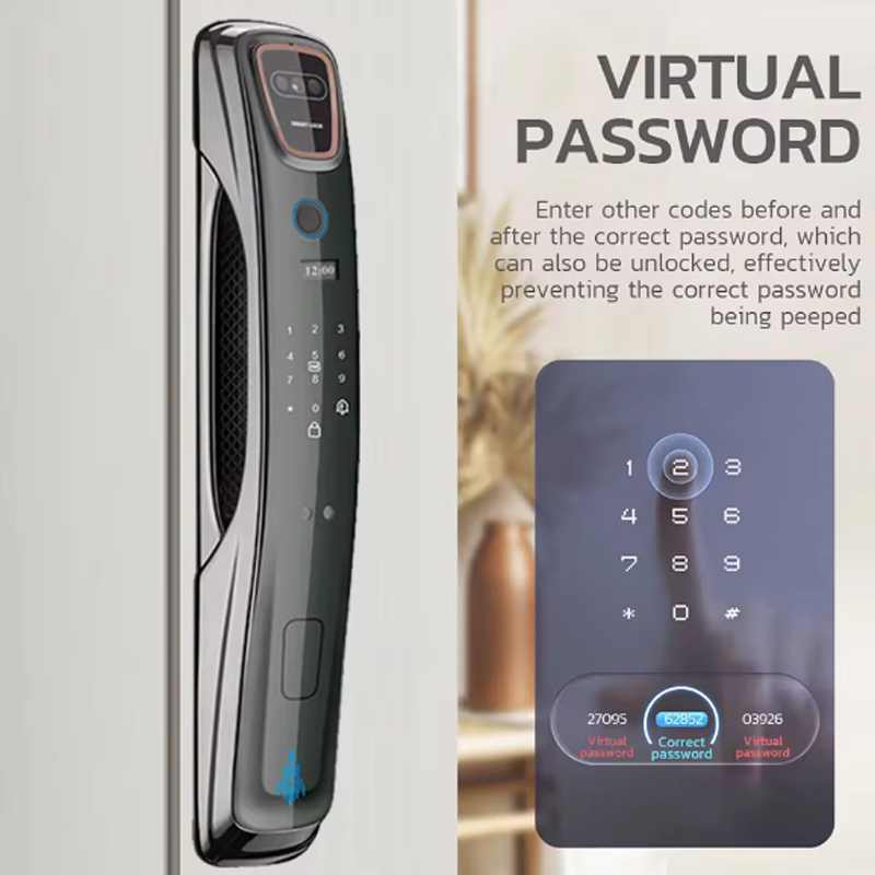 serrure de porte intelligente avec caméra et sonnette
