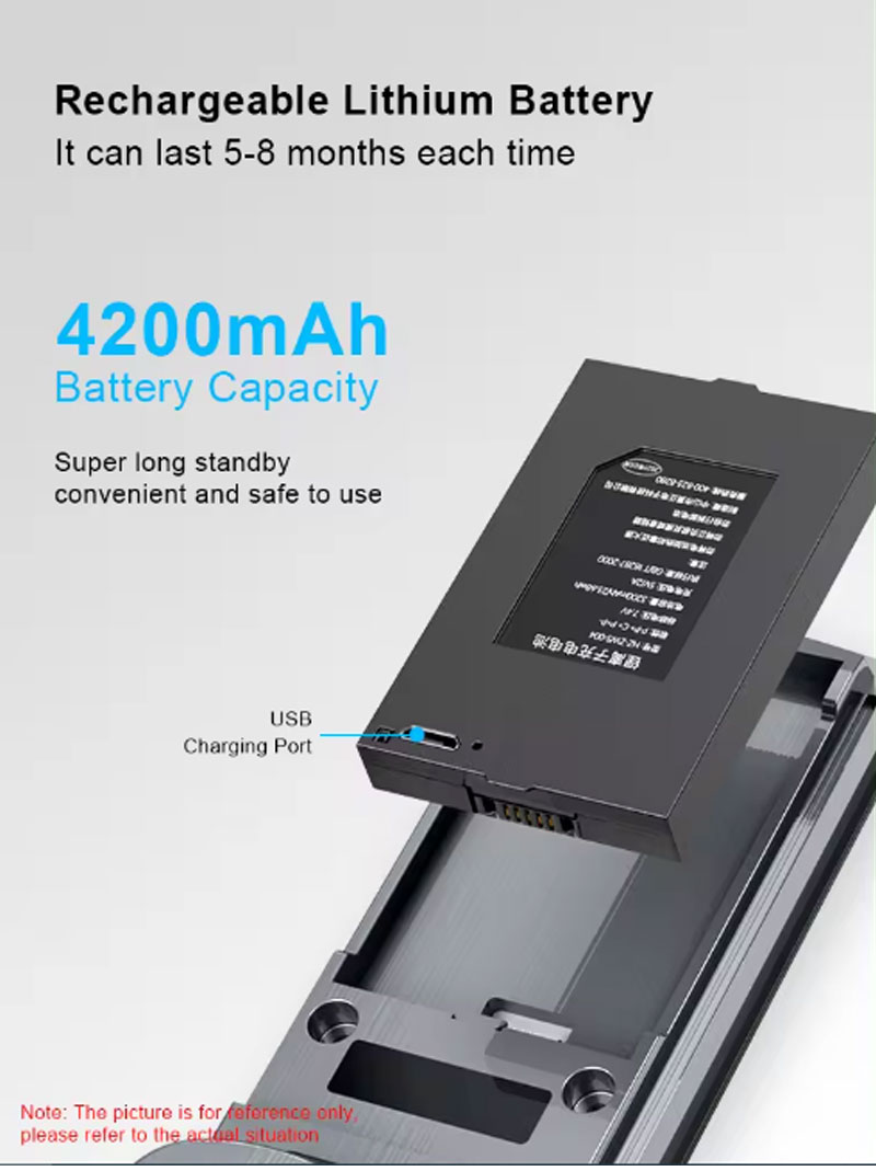 serrure de porte intelligente avec cam&eacute;ra