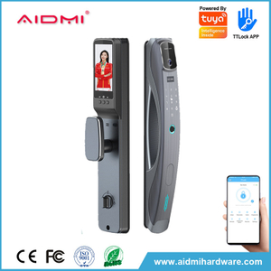 Aidmi 3D reconnaissance faciale WIFI APP Cerradura Inteligente clé mot de passe carte serrure de porte intelligente empreinte digitale serrure de porte numérique avec caméra