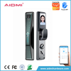 Aidmi vente en gros 3d reconnaissance faciale empreinte digitale entrée sans clé serrure de porte d'entrée intelligente avec caméra wifi