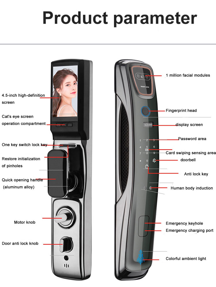 serrure de porte à empreinte digitale