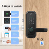 ADM-J001Pro vie intelligente Tuya App Wifi Intelligent numérique serrure de porte intelligente biométrique lecteur d'empreintes digitales mot de passe serrure intelligente