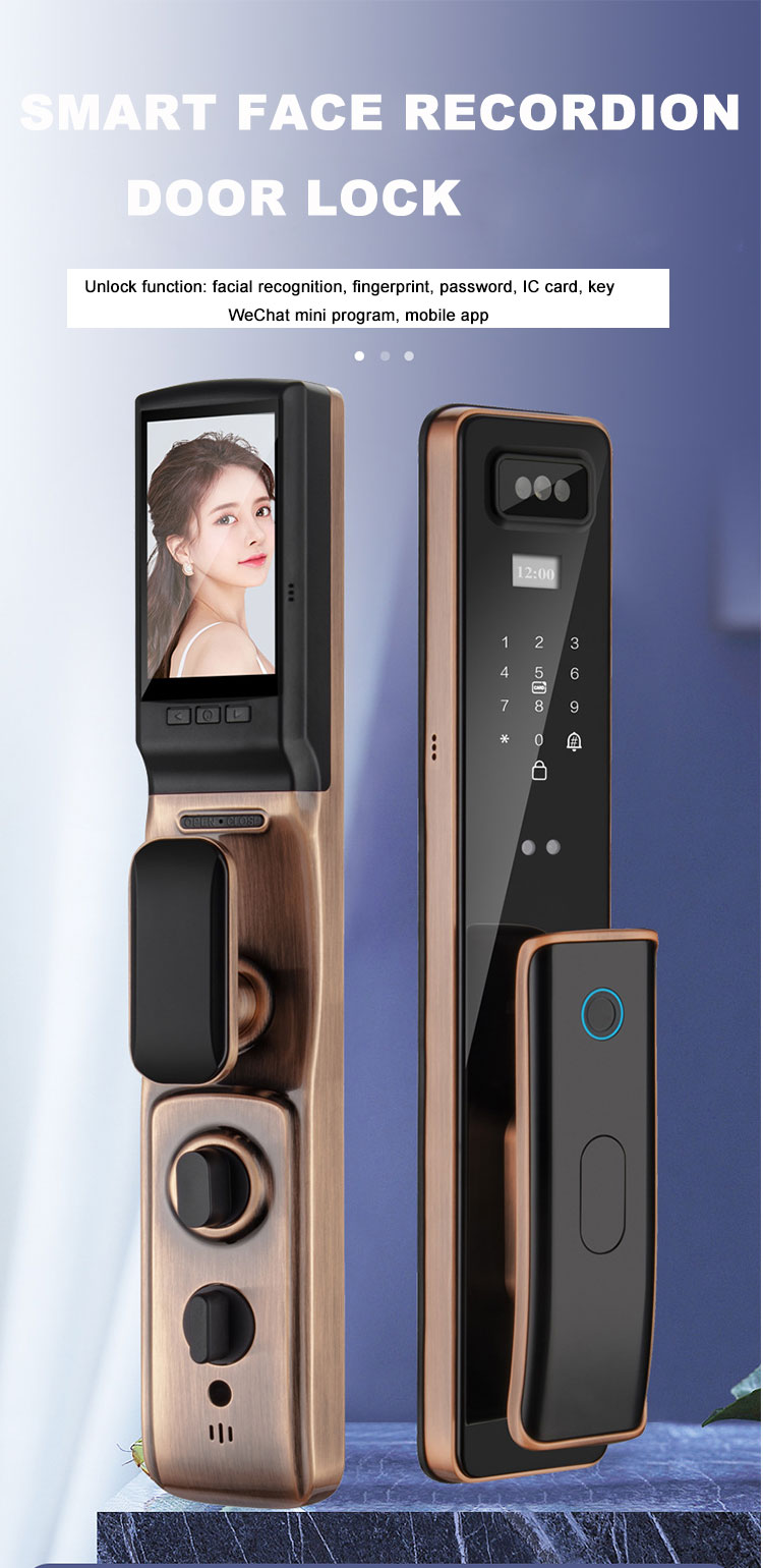 serrure de porte intelligente avec caméra