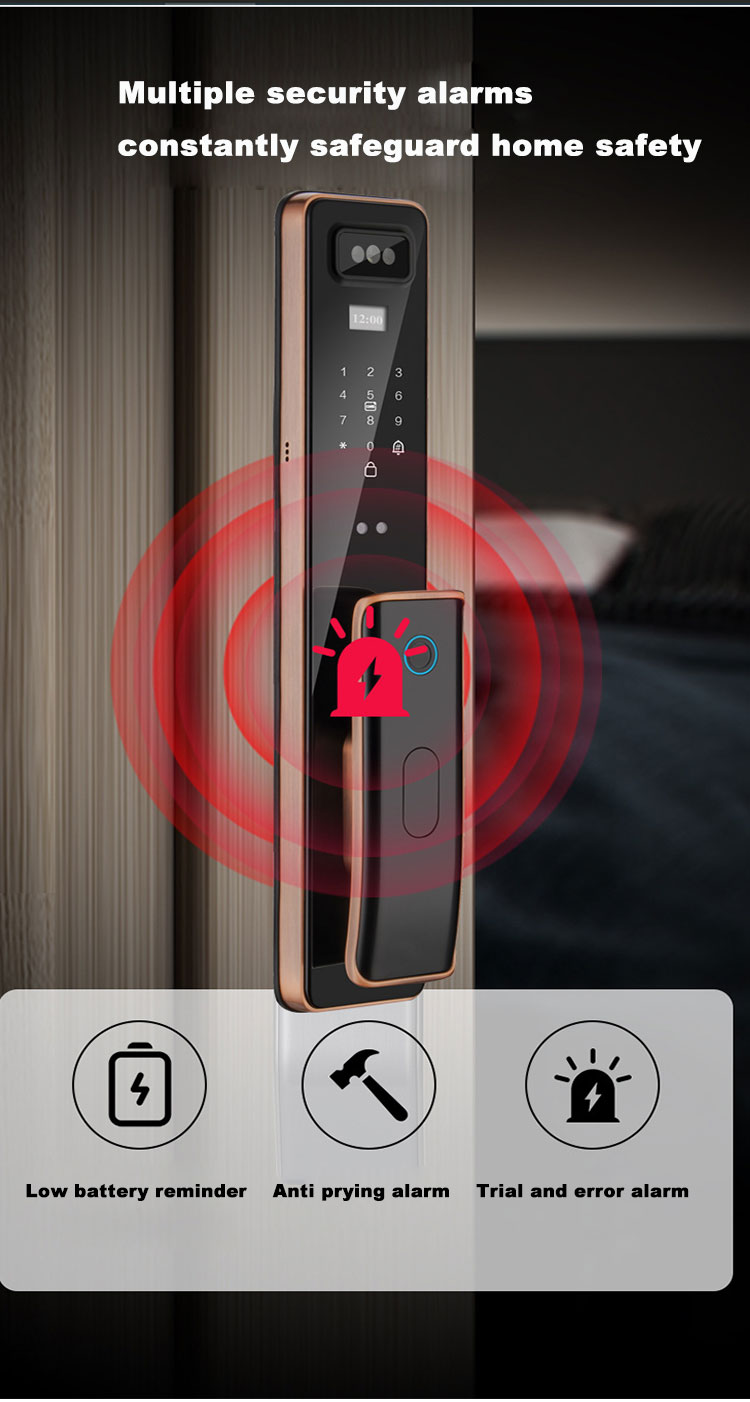 serrure de porte intelligente avec caméra
