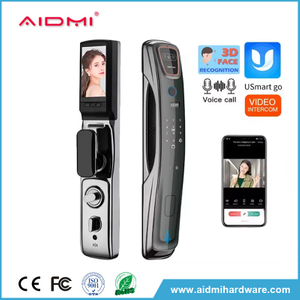 ADM-ZS P10 serrure de porte d'entrée sans clé avec poignée serrure intelligente serrure de porte intelligente étanche sans clé