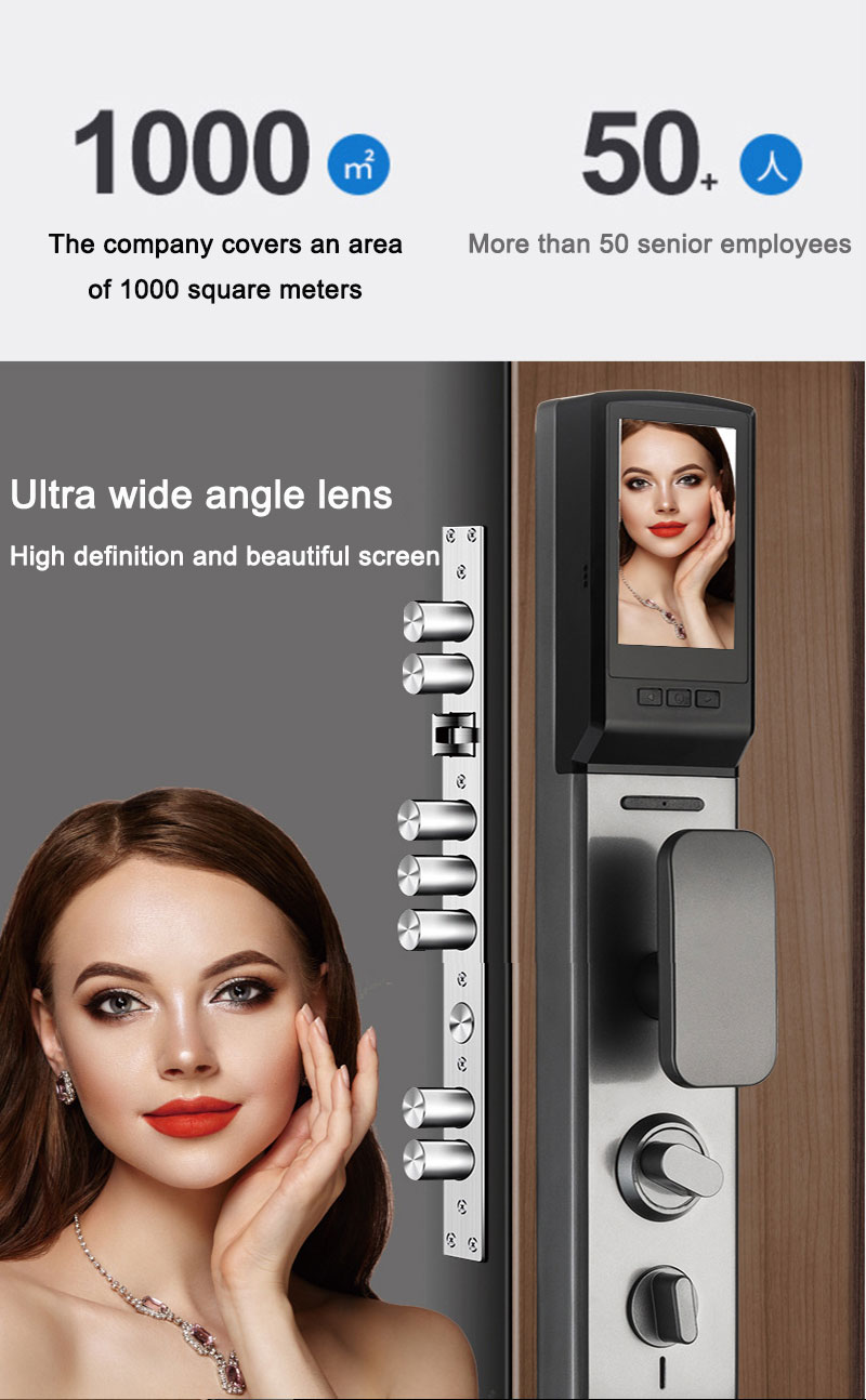 serrure de porte &agrave; empreinte digitale