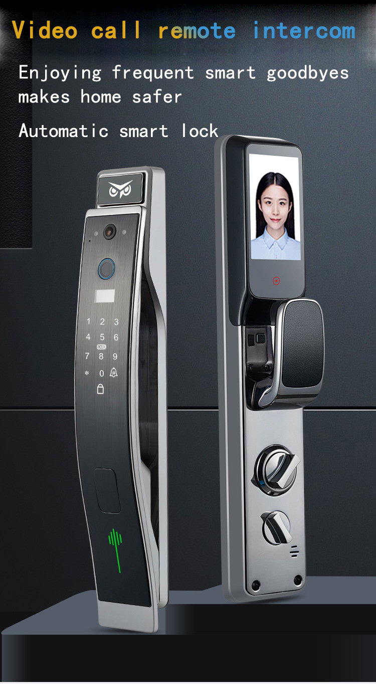 serrure de porte intelligente avec caméra