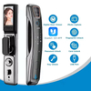 ADM-ZS P10 serrure de porte d'entrée sans clé avec poignée serrure intelligente serrure de porte intelligente étanche sans clé