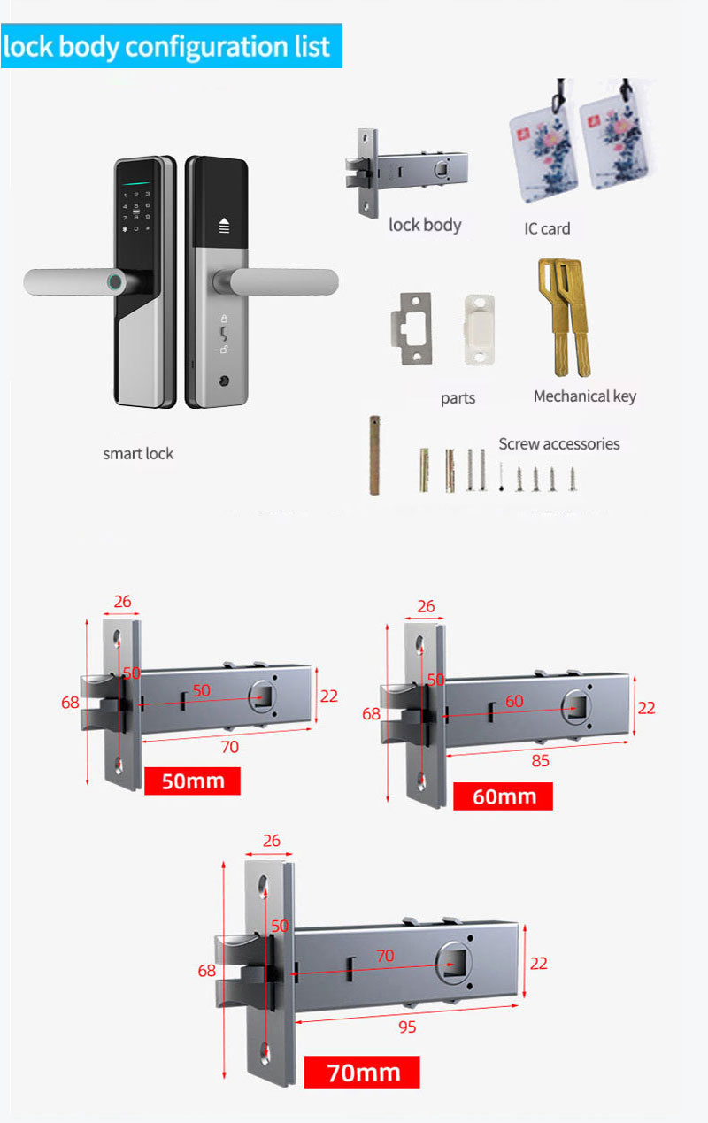 serrure de porte avec l'application TuYa 
