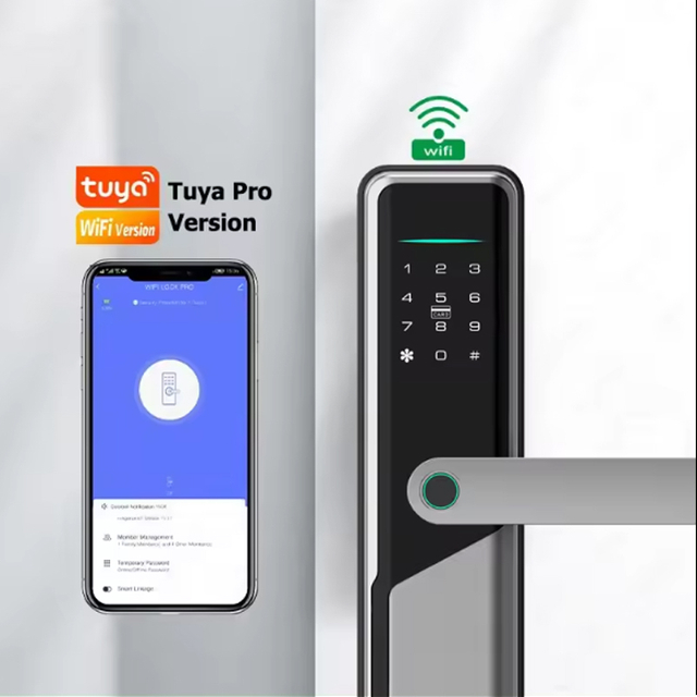 ADM-ZSA1 serrures de porte de sécurité serrure intelligente sans clé serrure de porte à empreinte digitale serrures à clé serrure de porte intelligente étanche