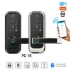 ADM-J001Pro vie intelligente Tuya App Wifi Intelligent numérique serrure de porte intelligente biométrique lecteur d'empreintes digitales mot de passe serrure intelligente